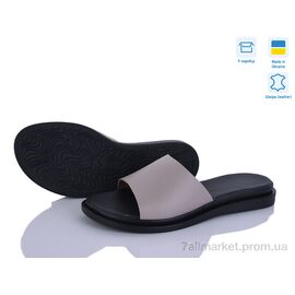 Фотография Шлепки женские облегченные Лето 284-2 беж.ш. (6 пар р.37-40) "A.Dama" недорого оптом от прямого поставщика