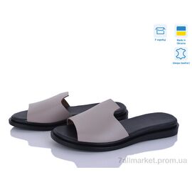 Фотография Шлепки женские облегченные Лето 195-2 беж.ш. (6 пар р.37-40) "A.Dama" недорого оптом от прямого поставщика