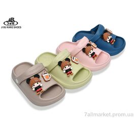 Фотография Шлепки детские летние Лето 99071 mix (12 пар р.24-29) "Jibukang" недорого оптом от прямого поставщика