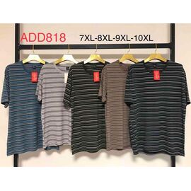 Фотография Футболка мужская ADD818 mix р.7XL-10XL "Ayden" недорого оптом от прямого поставщика