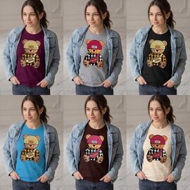 футболка жіноча 5805-4 brown р.46-54 "Samo" недорого оптом від прямого постачальника