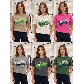 Фотография Футболка женская 5805-7 l.grey р.46-54 "Samo" недорого оптом от прямого поставщика