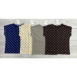 Фотография Футболка женская 6744 yellow р.46-54 "Samo" недорого оптом от прямого поставщика