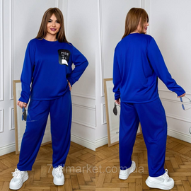 Фотография Костюм женский прогулочный трикотажный  (46-60) "LADA" недорого от прямого поставщика