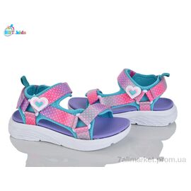Фотография Босоножки детские летние Лето L852-3-7 (8 пар р.31-37) "BBT" недорого оптом от прямого поставщика
