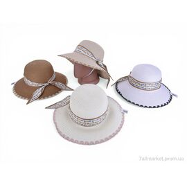 Фотография Шляпа женская Лето 7-01 mix (5 шт. р.сетка 56-58) "TUZZI" недорого оптом от прямого поставщика