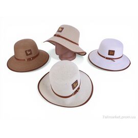 Фотография Шляпа женская Лето 7-03 mix (5 шт. р.сетка 56-58) "TUZZI" недорого оптом от прямого поставщика