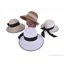 Фотография Шляпа женская Лето 7-04 mix (5 шт. р.сетка 56-58) "TUZZI" недорого оптом от прямого поставщика