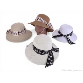 Фотография Шляпа женская Лето 7-06 mix (5 шт. р.сетка 56-58) "TUZZI" недорого оптом от прямого поставщика