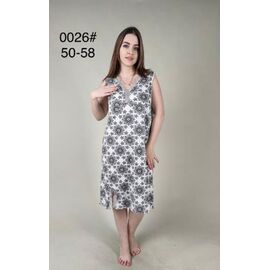 Фотография Пижама лёгкая женская 0026 grey р.50-58 "HOME STYLE" недорого оптом от прямого поставщика