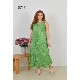 Жіночий сарафан 071-1 green р.50-60 "HOME STYLE" недорого оптом від прямого постачальника
