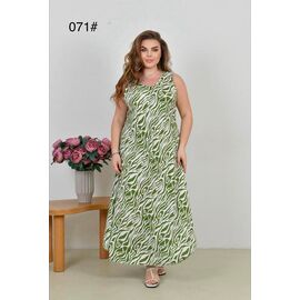 Жіночий сарафан 071-2 green р.50-60 "HOME STYLE" недорого оптом від прямого постачальника