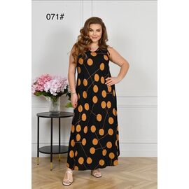 Жіночий сарафан 071-3 black р.50-60 "HOME STYLE" недорого оптом від прямого постачальника