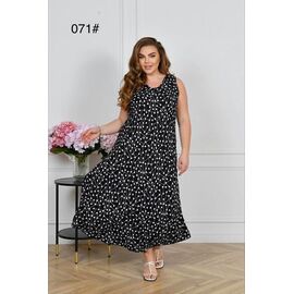 Жіночий сарафан 071-4 black р.50-60 "HOME STYLE" недорого оптом від прямого постачальника