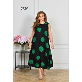 Жіночий сарафан 072-5 black р.50-60 "HOME STYLE" недорого оптом від прямого постачальника