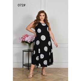 Жіночий сарафан 072-7 black р.50-60 "HOME STYLE" недорого оптом від прямого постачальника