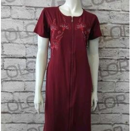 Халат жіночий 10525 wine р.M-4XL "HOME STYLE" недорого оптом від прямого постачальника