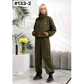 Фотография Костюм спортивный женский тёплый 133-2 black р.46-52 "HOME STYLE" недорого оптом от прямого поставщика