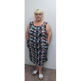 Жіночий сарафан 2025 green р.50-60 "HOME STYLE" недорого оптом від прямого постачальника