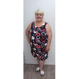 Жіночий сарафан 2025 navy р.50-60 "HOME STYLE" недорого оптом від прямого постачальника