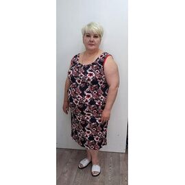 Жіночий сарафан 2025-1 black р.50-60 "HOME STYLE" недорого оптом від прямого постачальника