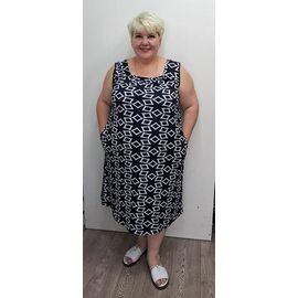 Жіночий сарафан 2025-2 black р.50-60 "HOME STYLE" недорого оптом від прямого постачальника