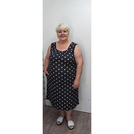 Жіночий сарафан 2025-4 black р.50-60 "HOME STYLE" недорого оптом від прямого постачальника