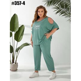 Фотография Костюм женский 357-4 mint р.50-60 "HOME STYLE" недорого оптом от прямого поставщика