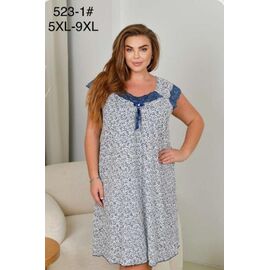 Фотография Пижама лёгкая женская 523-1 blue р.58-66 "HOME STYLE" недорого оптом от прямого поставщика