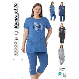 Фотография Костюм женский 6156 l.blue р.52-60 "HOME STYLE" недорого оптом от прямого поставщика