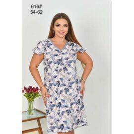 Фотография Пижама лёгкая женская 616 blue р.54-62 "HOME STYLE" недорого оптом от прямого поставщика