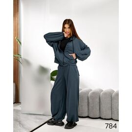Фотография Костюм спортивный женский тёплый 784 green р.42-56 "HOME STYLE" недорого оптом от прямого поставщика