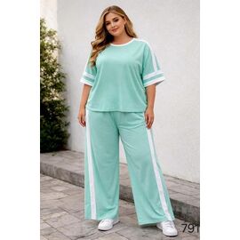 Фотография Костюм спортивный женский 791 mint р.42-56 "HOME STYLE" недорого оптом от прямого поставщика