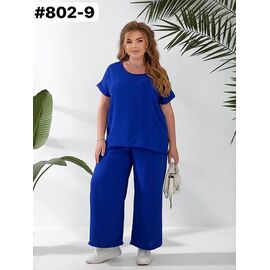 Фотография Костюм женский 802-9 blue р.50-60 "HOME STYLE" недорого оптом от прямого поставщика