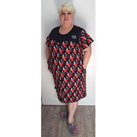 Халат жіночий 901-1 black р.52-62 "HOME STYLE" недорого оптом від прямого постачальника