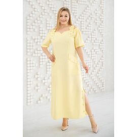 Фотография Платье летнее женское RL1004 yellow р.48-56 "HOME STYLE" недорого оптом от прямого поставщика