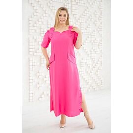 Фотография Платье летнее женское RL1006 pink р.48-56 "HOME STYLE" недорого оптом от прямого поставщика