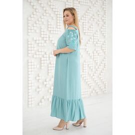 Фотография Платье летнее женское RL1013 l.blue р.50-58 "HOME STYLE" недорого оптом от прямого поставщика