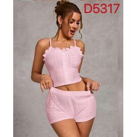 Фотография Костюм женский RL1021 pink р.44-50 "HOME STYLE" недорого оптом от прямого поставщика