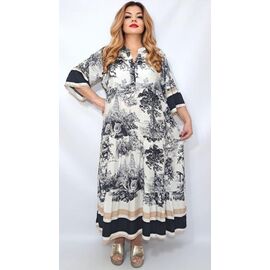 Фотография Платье летнее женское RL1041 black р.54-60 "HOME STYLE" недорого оптом от прямого поставщика