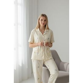 Фотография Костюм женский RL1047 l.beige р.44-48 "HOME STYLE" недорого оптом от прямого поставщика