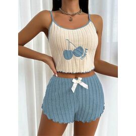 Фотография Костюм женский RL1053 l.blue р.44-50 "HOME STYLE" недорого оптом от прямого поставщика