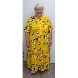 Фотография Платье летнее женское RL1061 yellow р.56-60 "HOME STYLE" недорого оптом от прямого поставщика