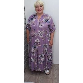 Фотография Платье летнее женское RL1063 lilac р.56-60 "HOME STYLE" недорого оптом от прямого поставщика