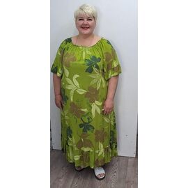 Фотография Платье летнее женское RL1068 green р.54-60 "HOME STYLE" недорого оптом от прямого поставщика
