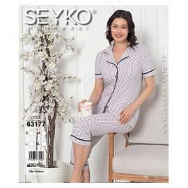 Піжама легка жіноча DS720-63177 l.grey р.M-XL "DONELLA" недорого оптом від прямого постачальника