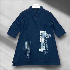 Сорочка жіноча JL1002 black р.50-54 "Julia" недорого оптом від прямого постачальника