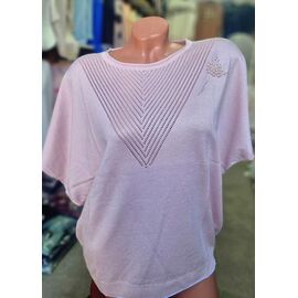 Фотография Футболка женская JL1007 pink р.50-52 "Julia" недорого оптом от прямого поставщика