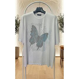 Фотография Футболка женская JL1018 white р.one size "Julia" недорого оптом от прямого поставщика