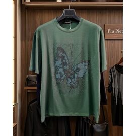 Фотография Футболка женская JL1019 khaki р.one size "Julia" недорого оптом от прямого поставщика